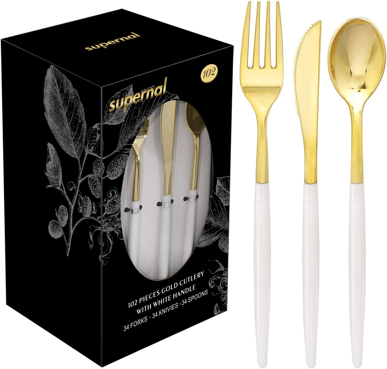 Gold Plastic Silverware