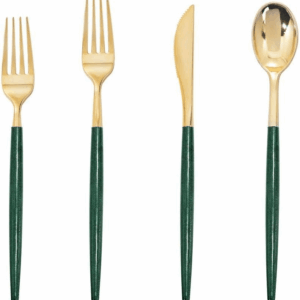 Gold Plastic Silverware