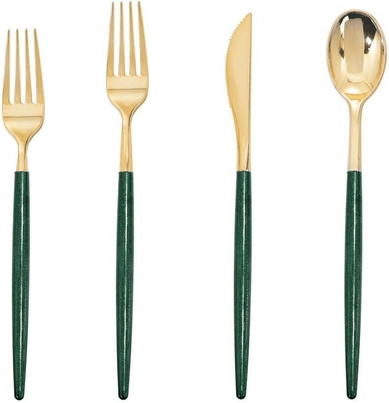 Gold Plastic Silverware