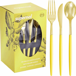 Gold Plastic Silverware