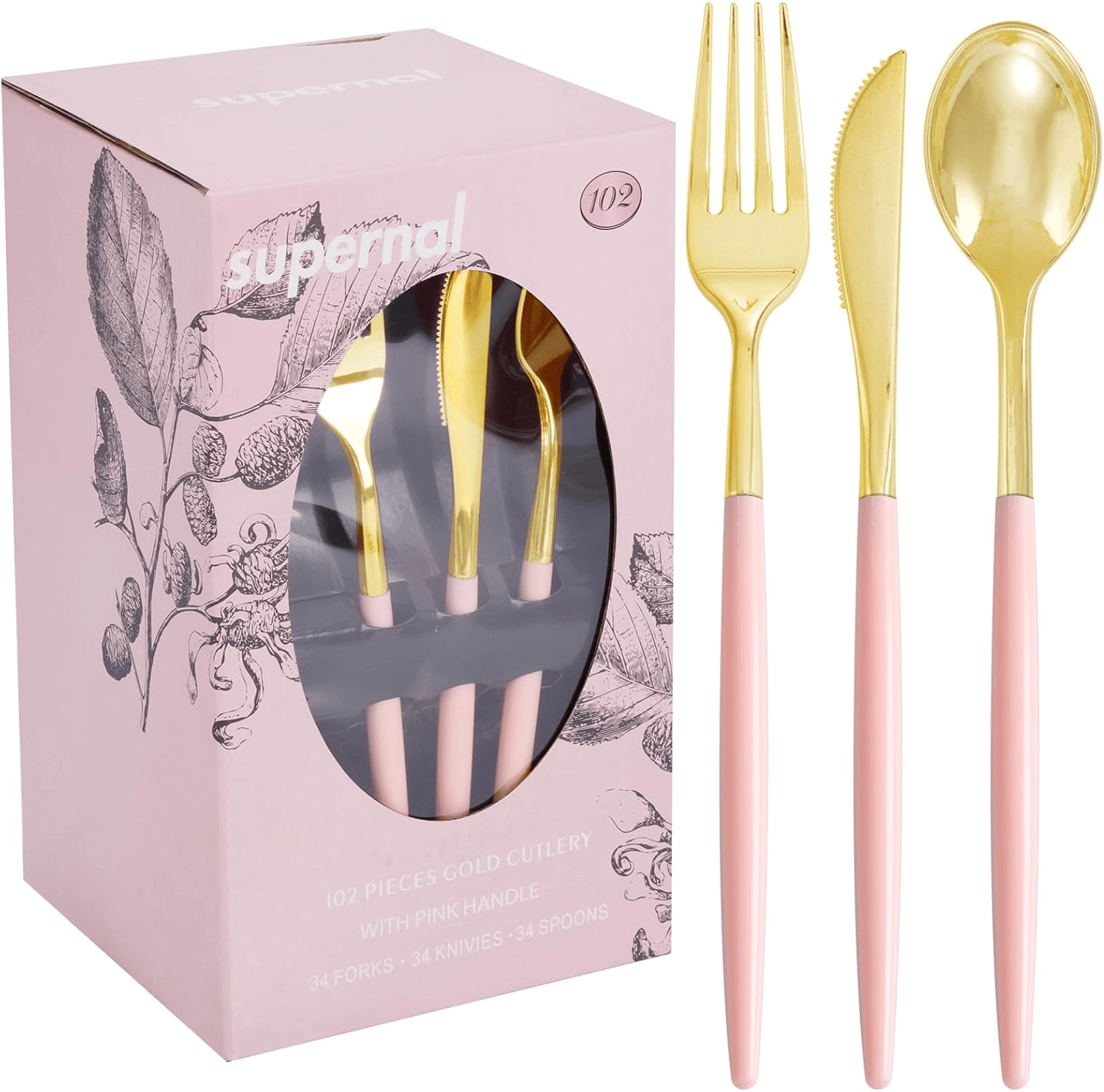 Gold Plastic Silverware