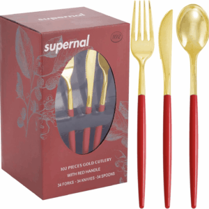 Gold Plastic Silverware