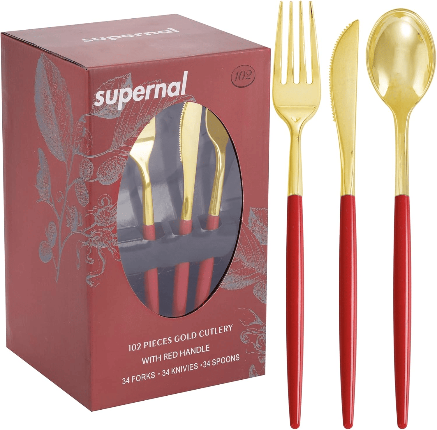 Gold Plastic Silverware