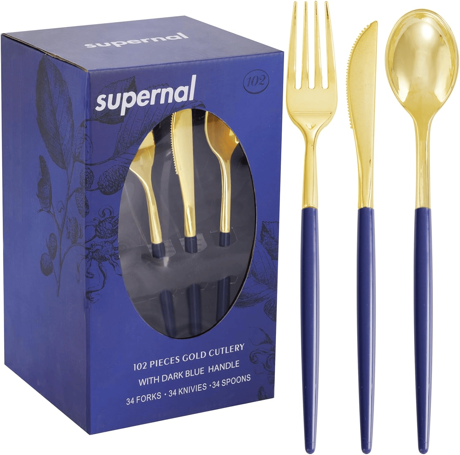 Gold Plastic Silverware