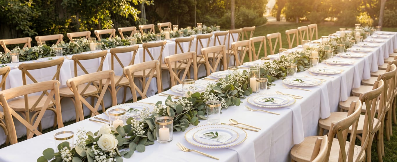 White Gold Elegant Dinnerware Set — view 6
