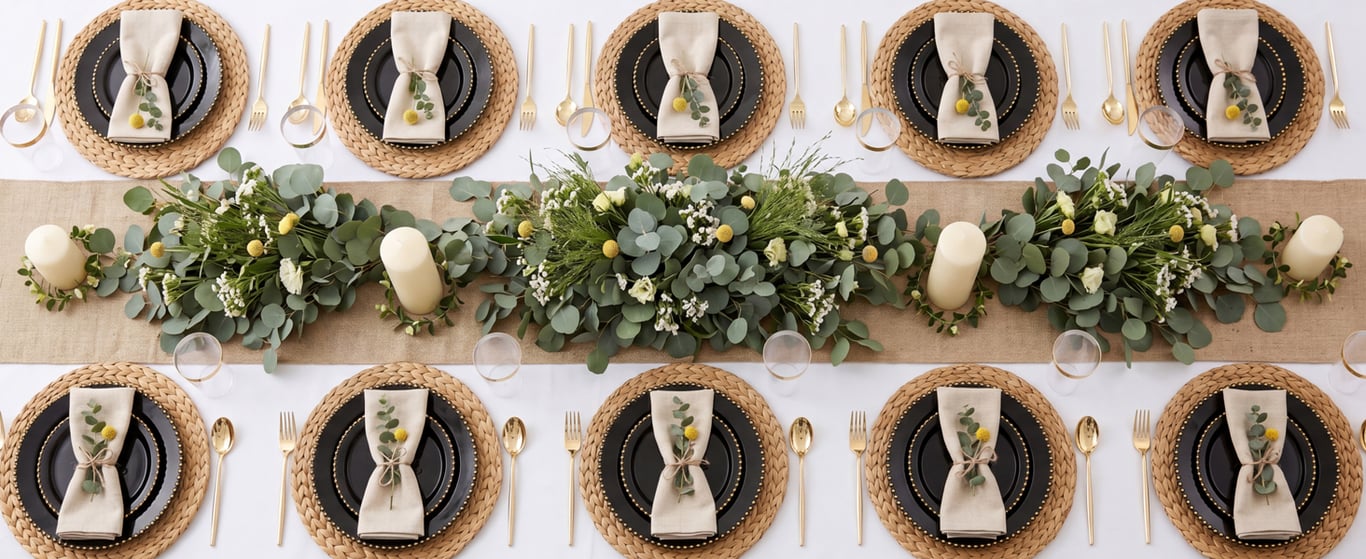 Black And Gold Elegant Dinnerware Set — view 6