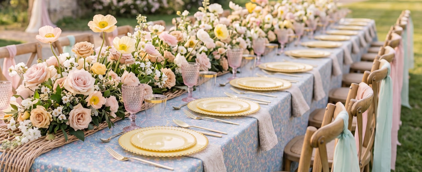 Yellow Gold Elegant Dinnerware Set — view 6