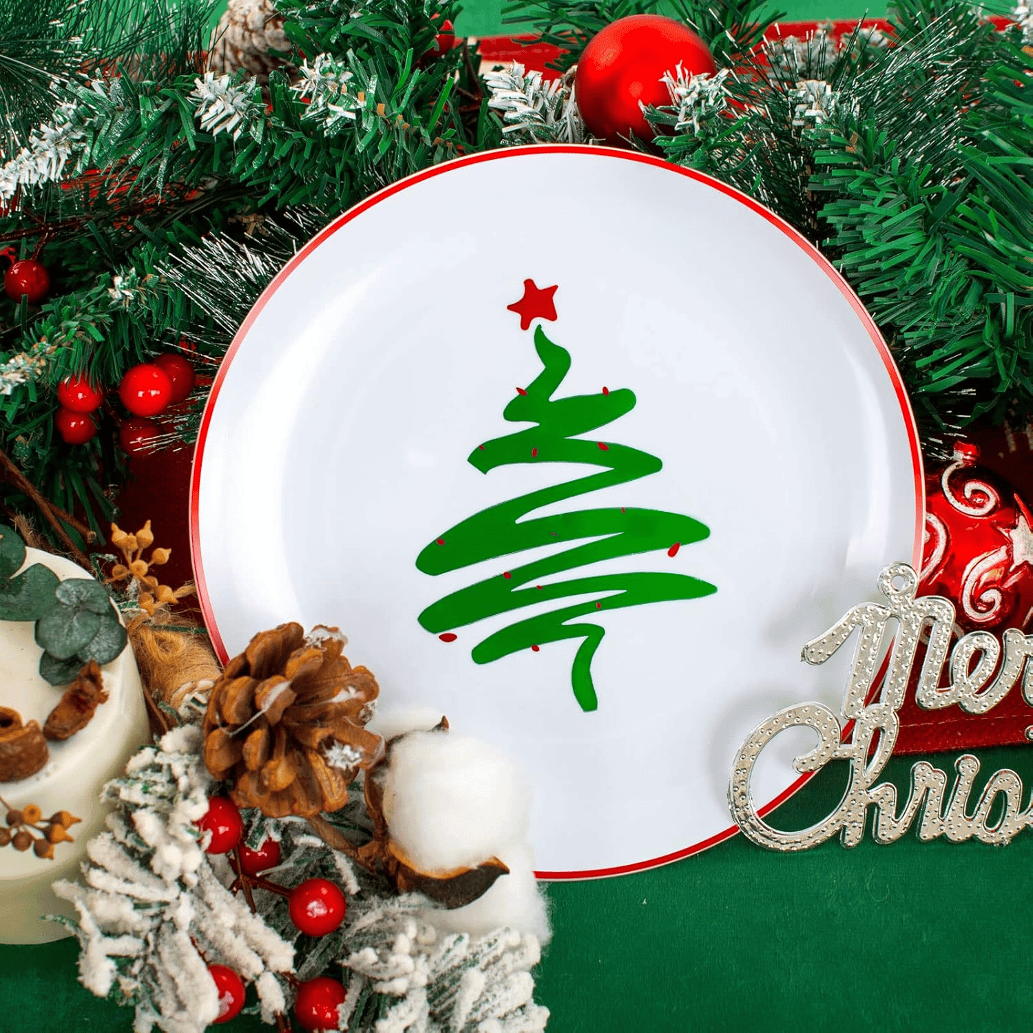 Gold Plastic Dinnerware Set (350 Pieces) — view 6