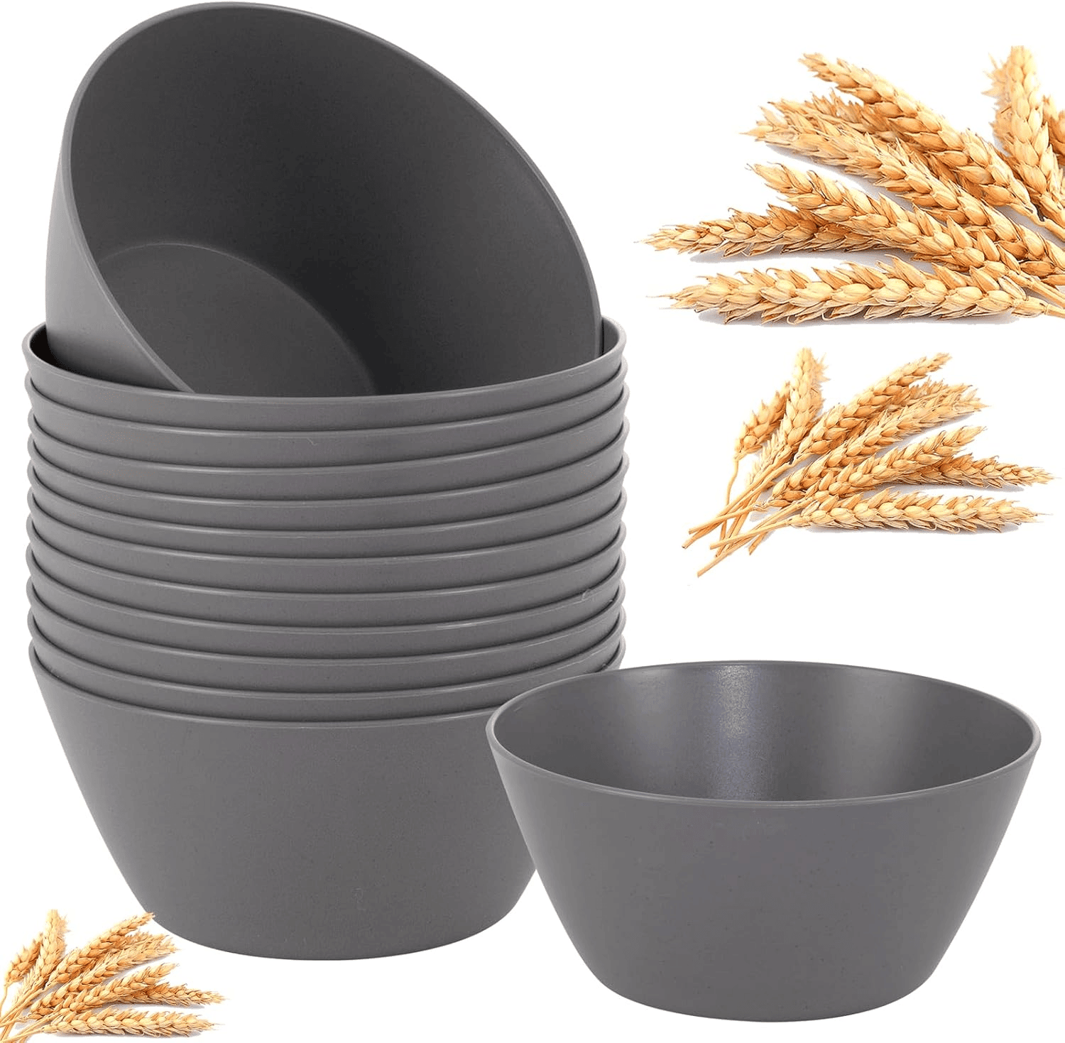 Dark Grey Wheat Straw — view 1