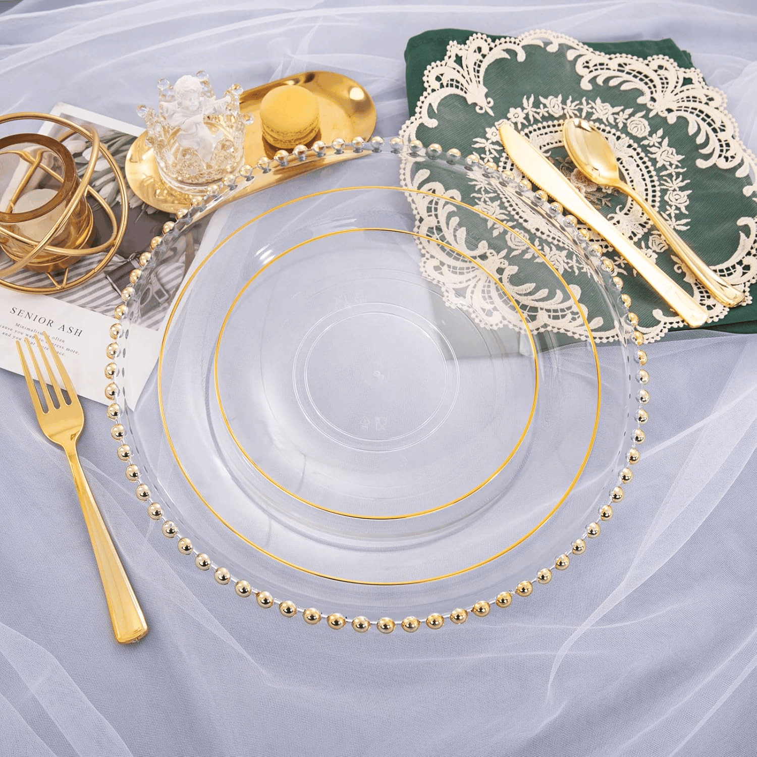 Clear Plastic Plates — view 10