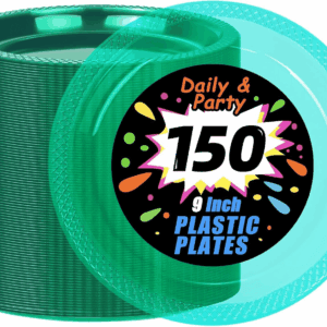 Teal Party Plates 7 Inch — view 1