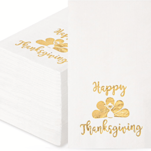 Gold Turkey Paper Napkins — view 2