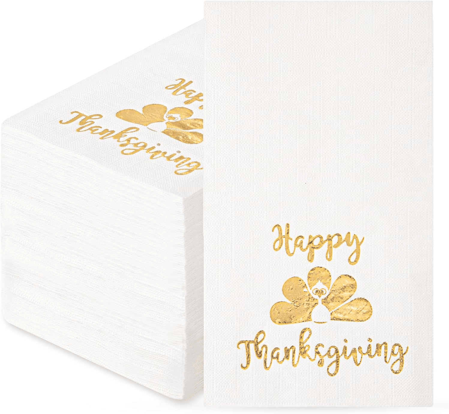 Gold Turkey Paper Napkins — view 2