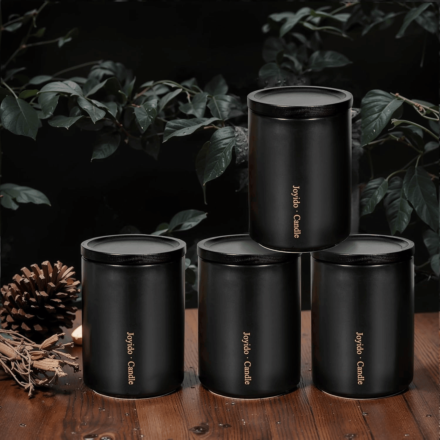 Lavender Black 14OZ Scented Candle — view 8