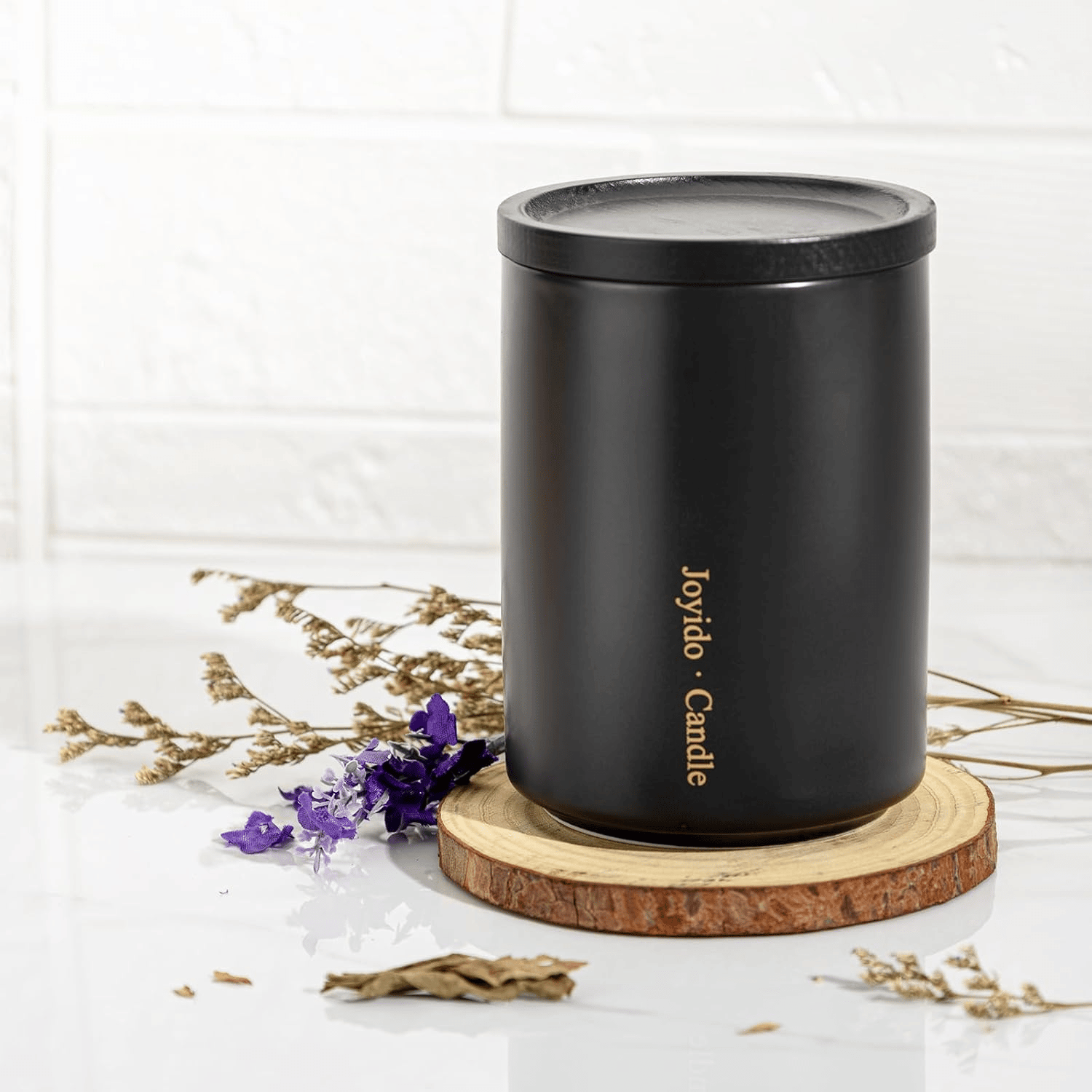 Lavender Black 14OZ Scented Candle — view 9