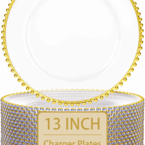 Gold Charger Plates (20 Pack) — view 1