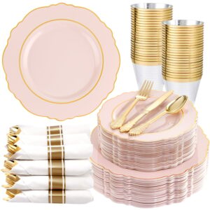 Pink Plates Disposable — view 1