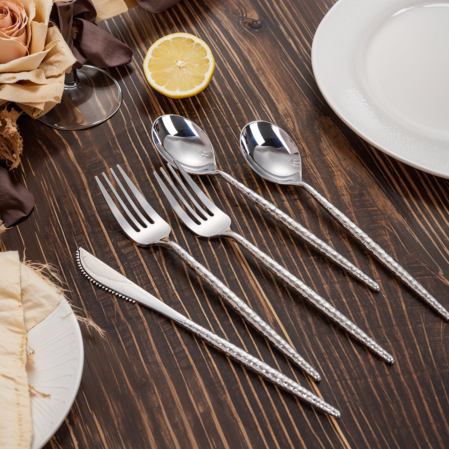 Silver Silverware Set (180 Pieces) — view 4