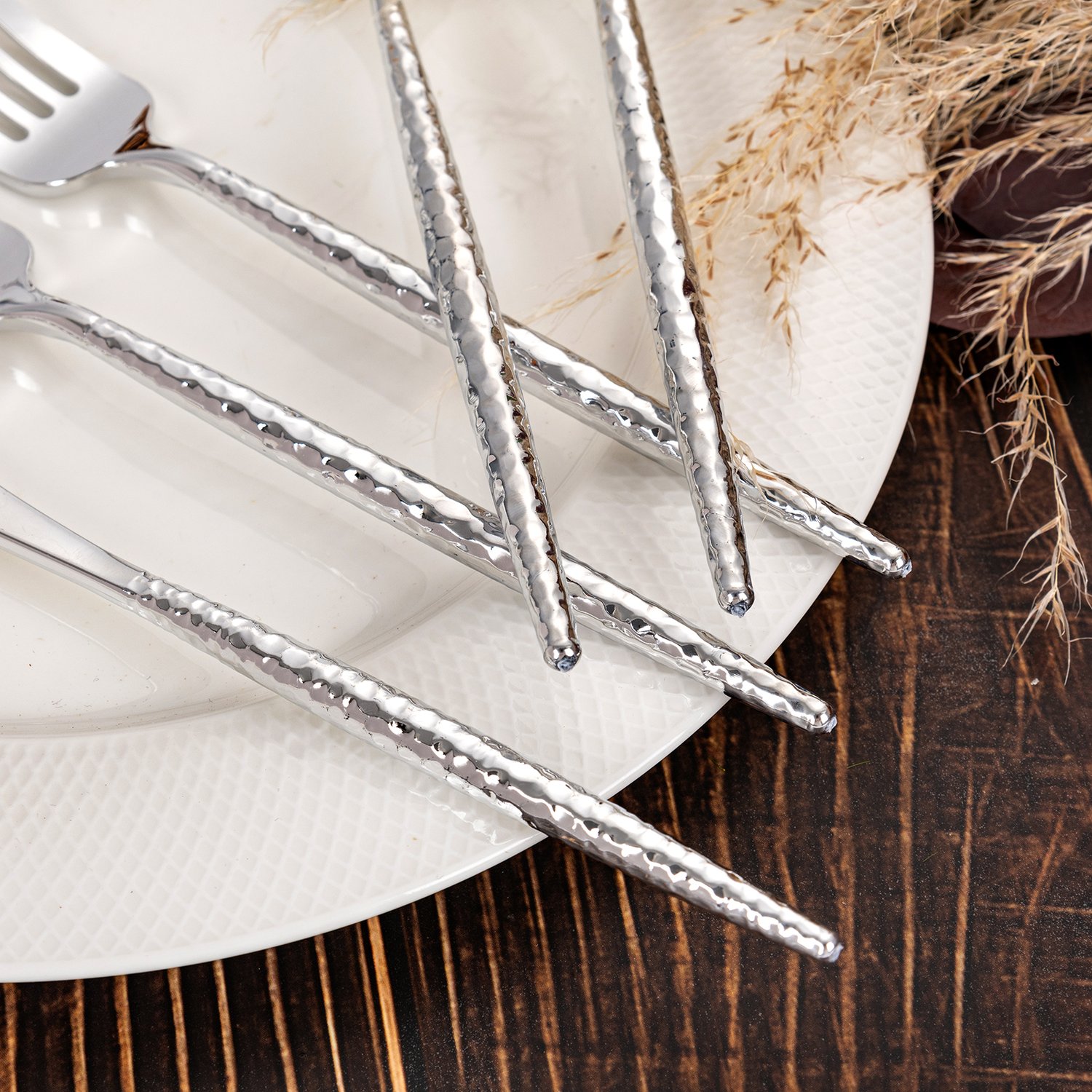 Silver Silverware Set (180 Pieces) — view 6