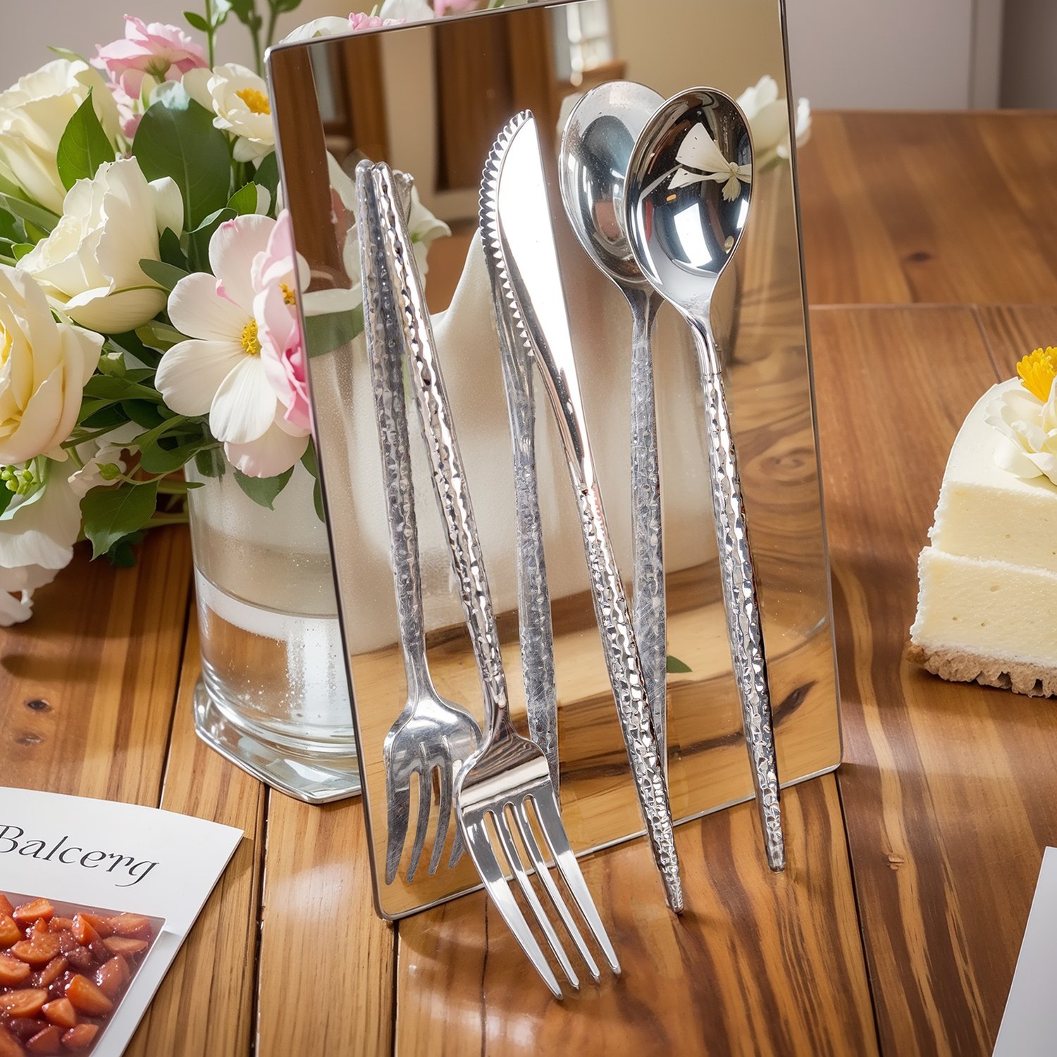 Silver Silverware Set (180 Pieces) — view 7