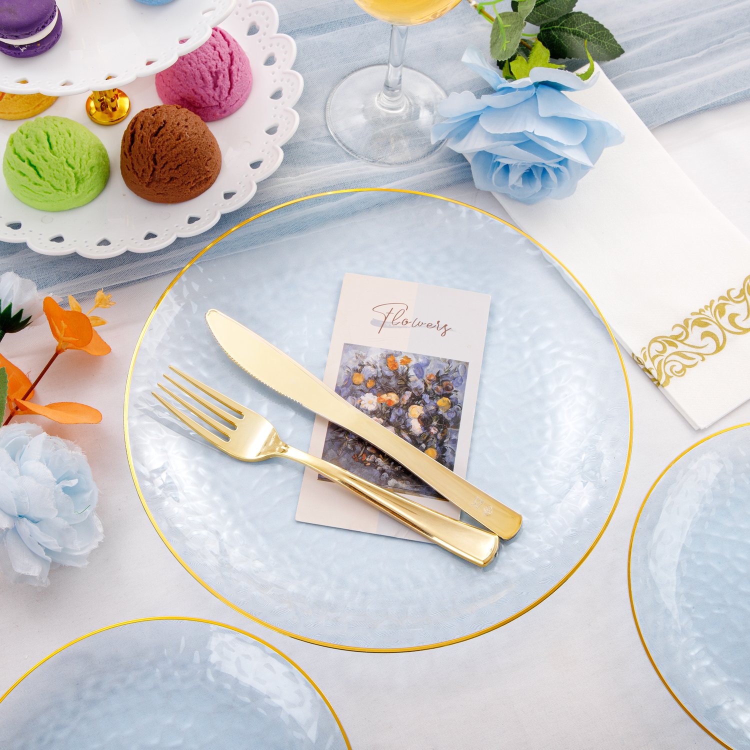 Blue Party Dinnerware Set — view 2