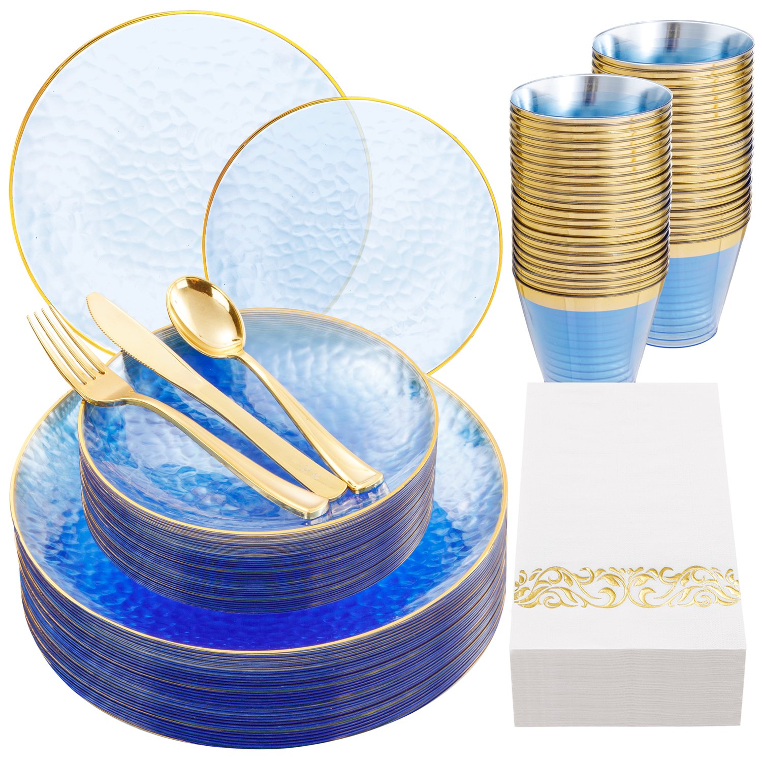 Blue Party Dinnerware Set — view 3