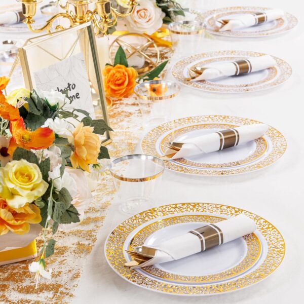 Gold Dinnerware Sets — view 3