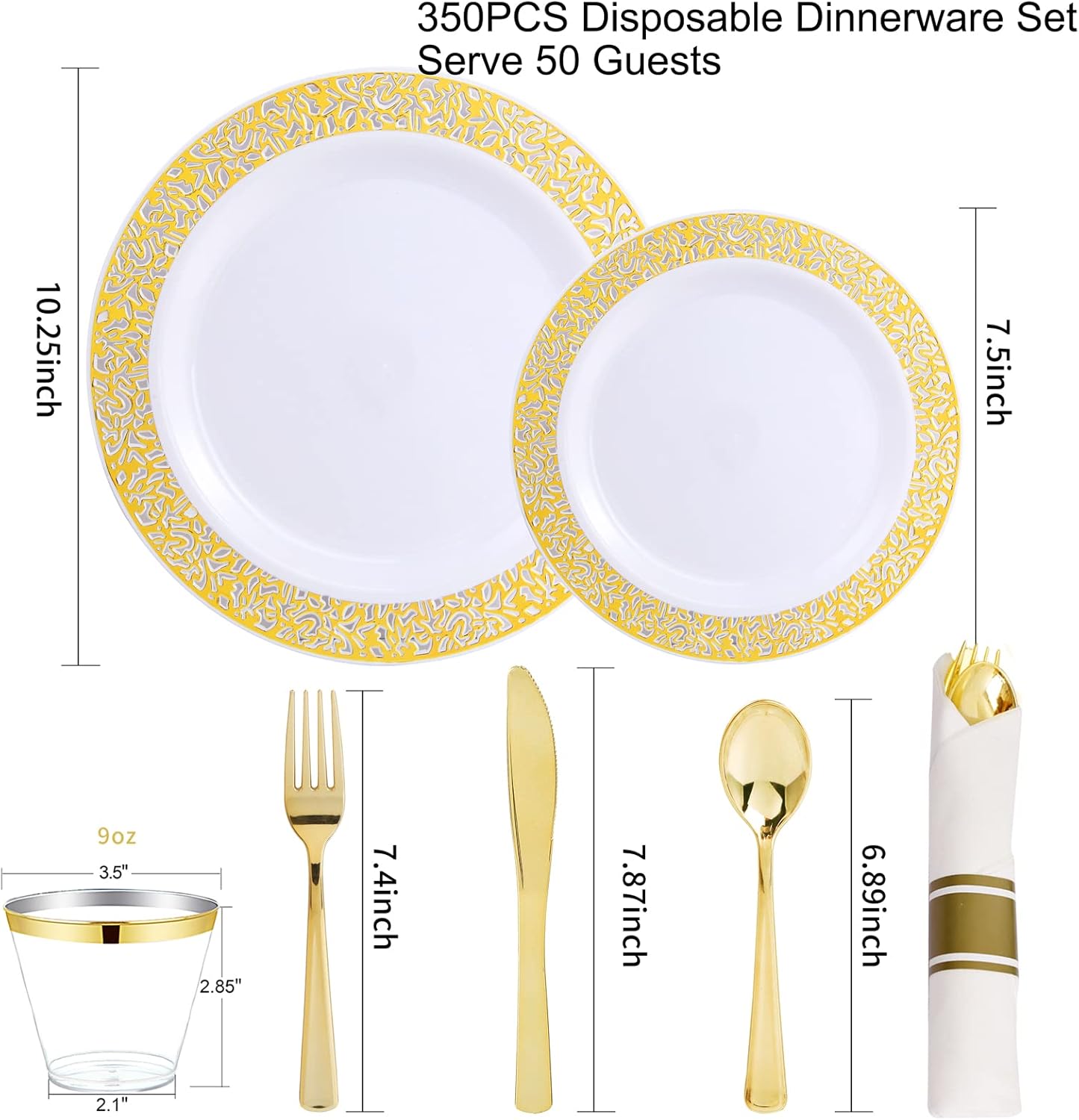 Gold Dinnerware Sets — view 4