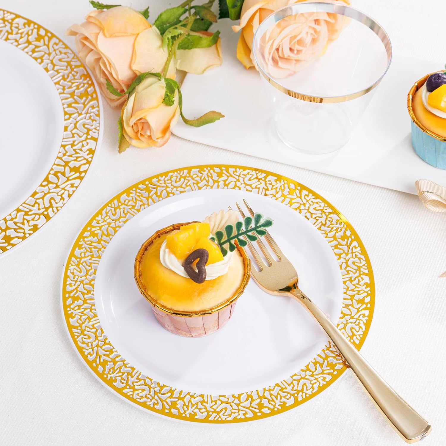 Gold Dinnerware Sets — view 5