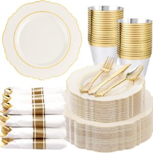 Ivory Liacere Plates Disposable — view 1