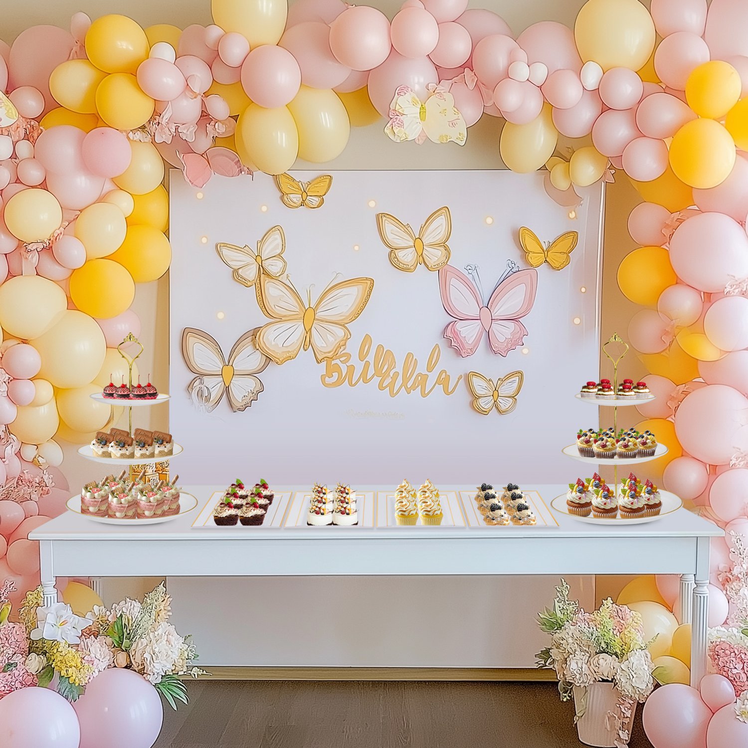 3-Tier Dessert Stand Set (6 Pieces) — view 9