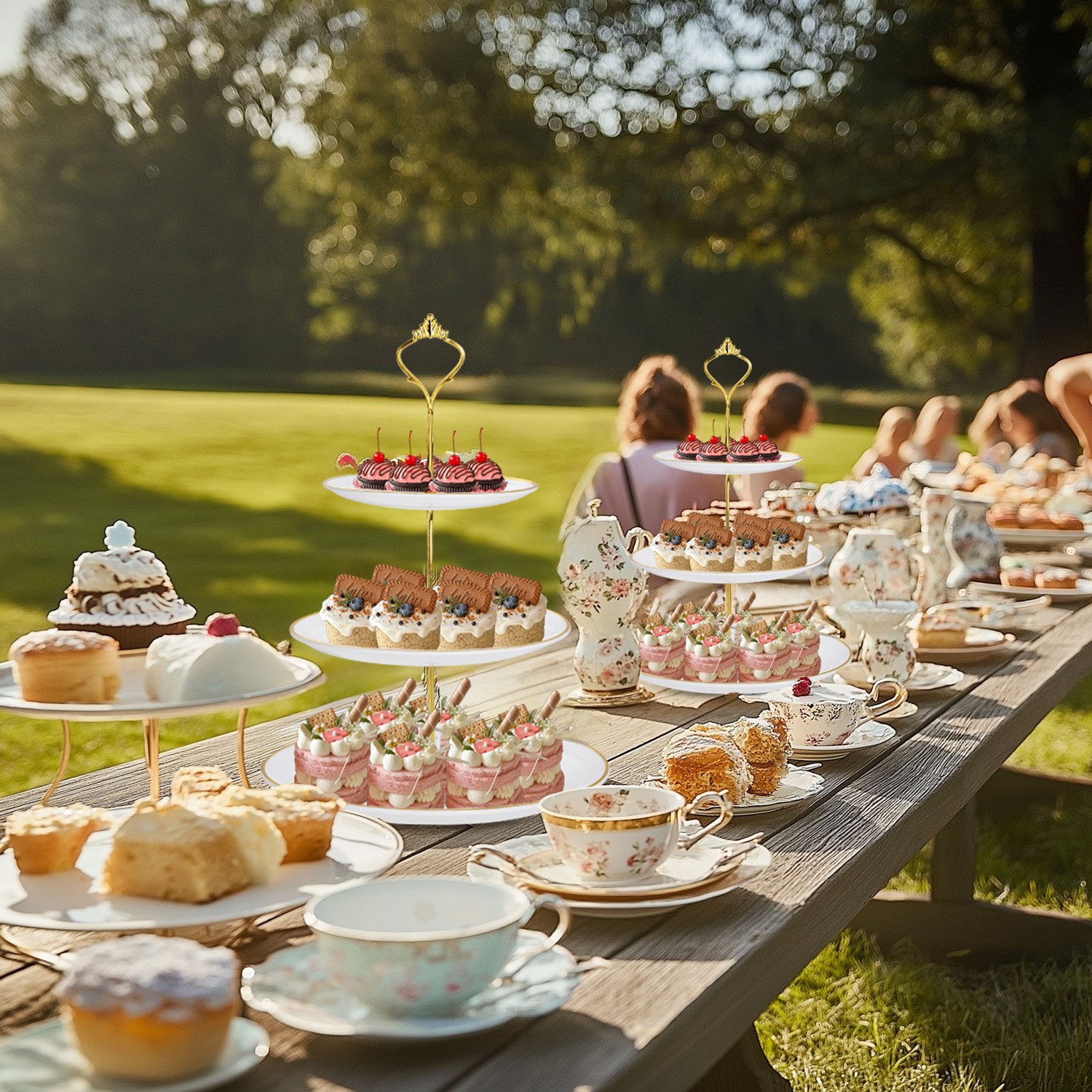3-Tier Dessert Stand Set (6 Pieces) — view 10