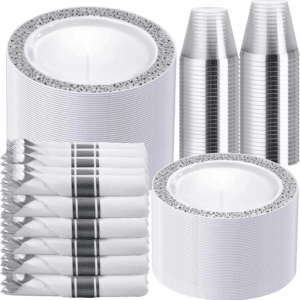 Silver Dinnerware Sets — view 1