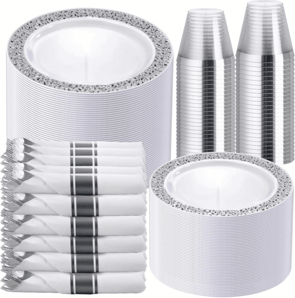 Silver Dinnerware Sets — view 1
