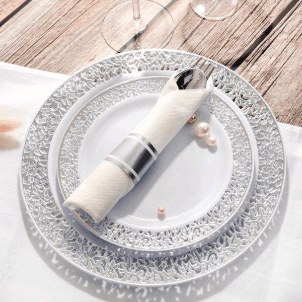 Silver Dinnerware Sets — view 4