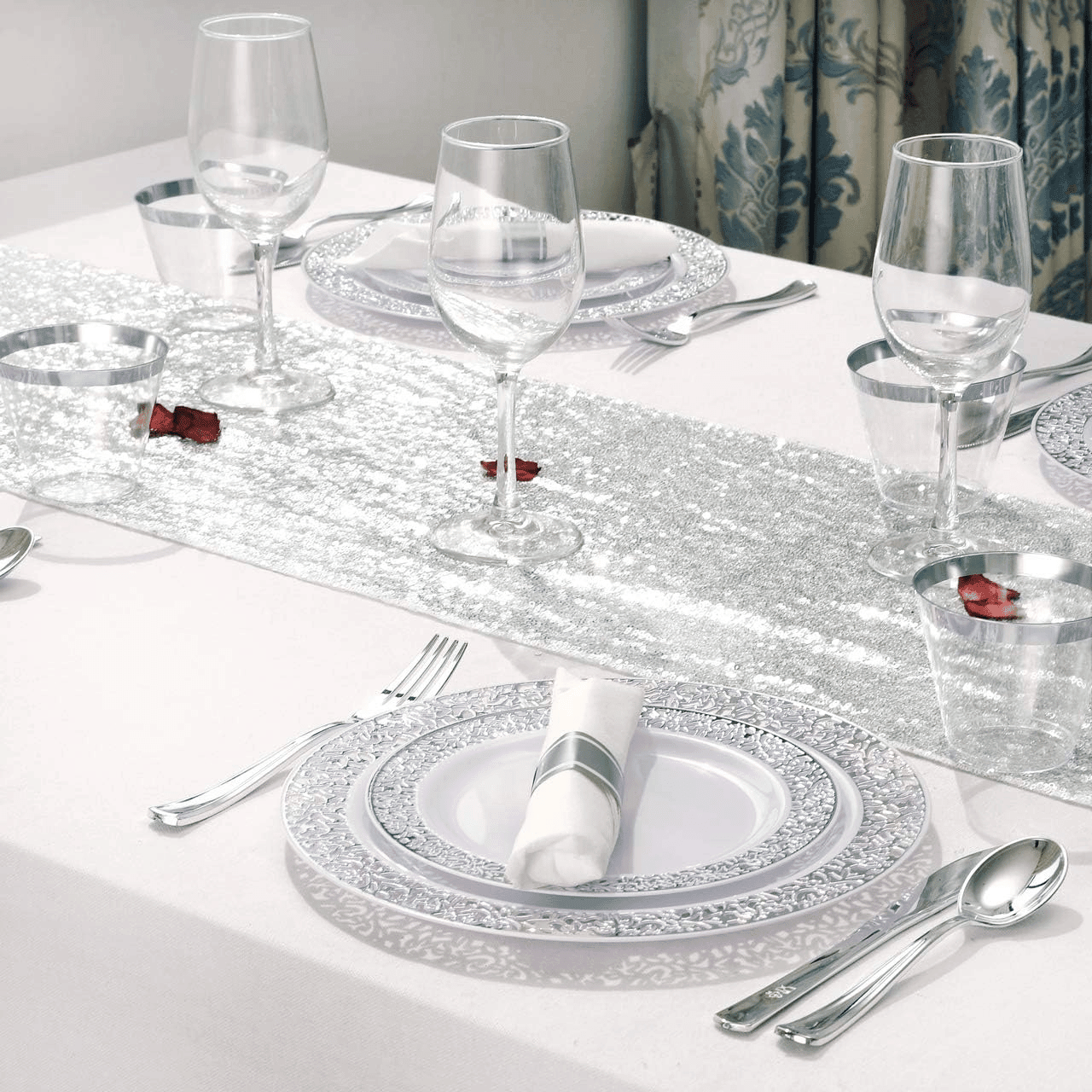 Silver Dinnerware Sets — view 5