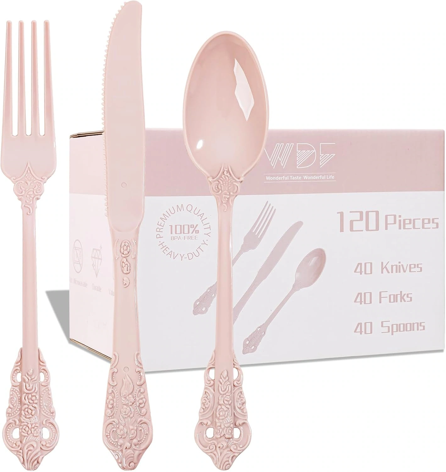 Heavy Duty Plastic Silverware Set