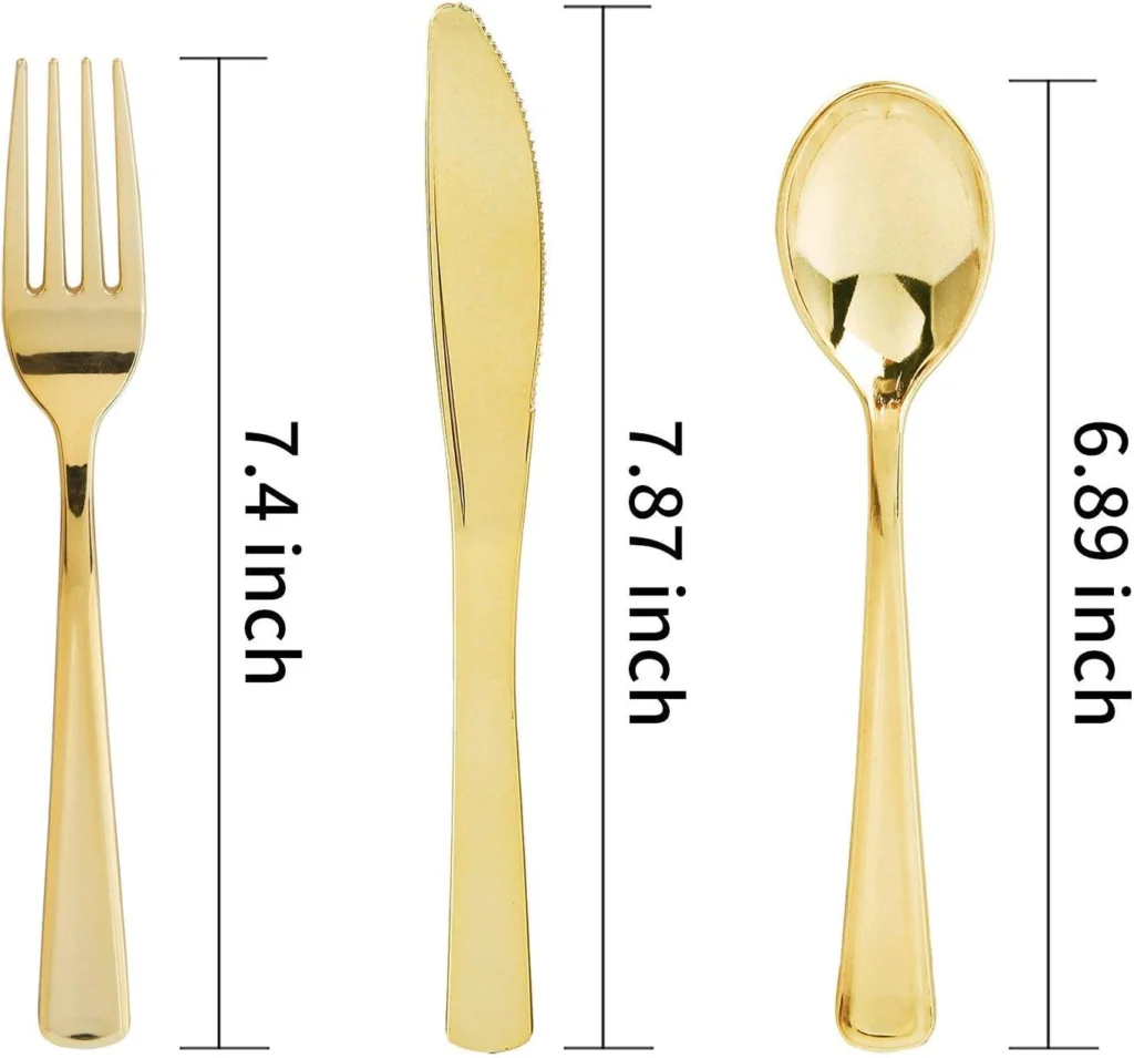 Heavy Duty Plastic Silverware Set