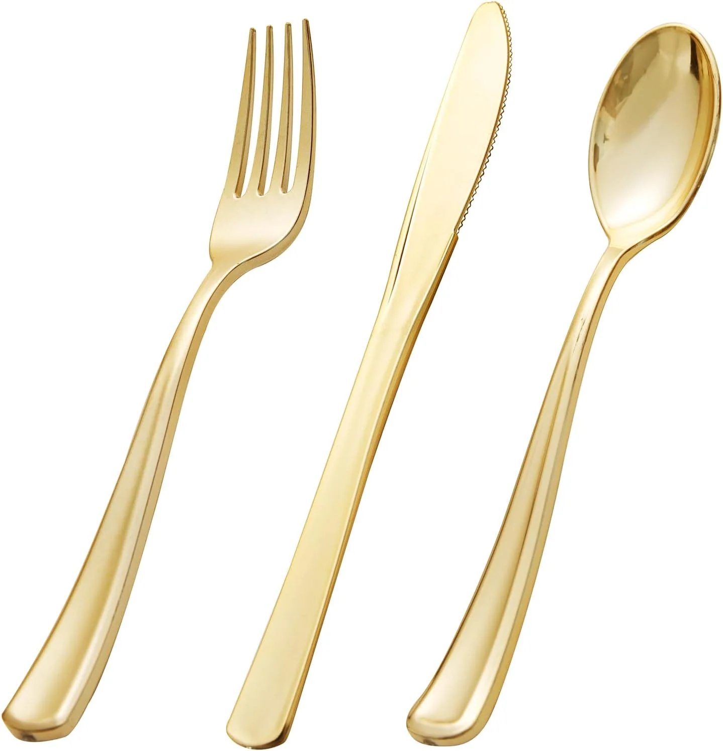 Heavyweight Plastic Silverware Set (600 Pieces)