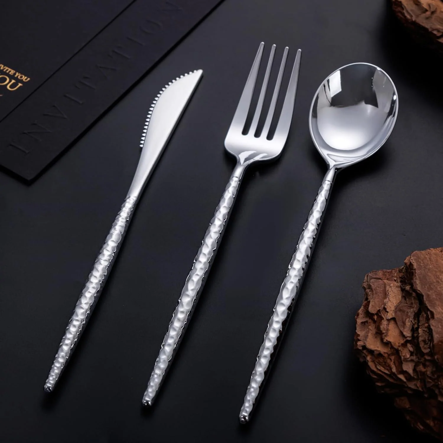 Everyday Plastic Silverware Set (150 Pieces) – Silver