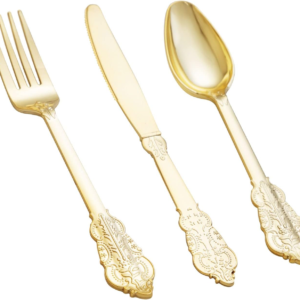 Heavyweight Plastic Silverware Set (600 Pieces)