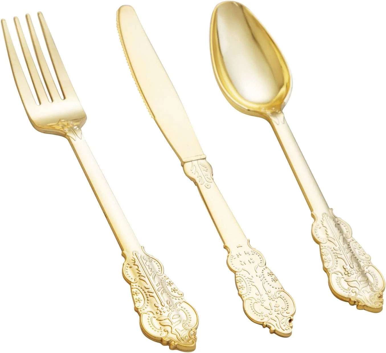 Heavyweight Plastic Silverware Set (600 Pieces)