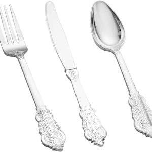 Heavyweight Plastic Silverware Set (600 Pieces)