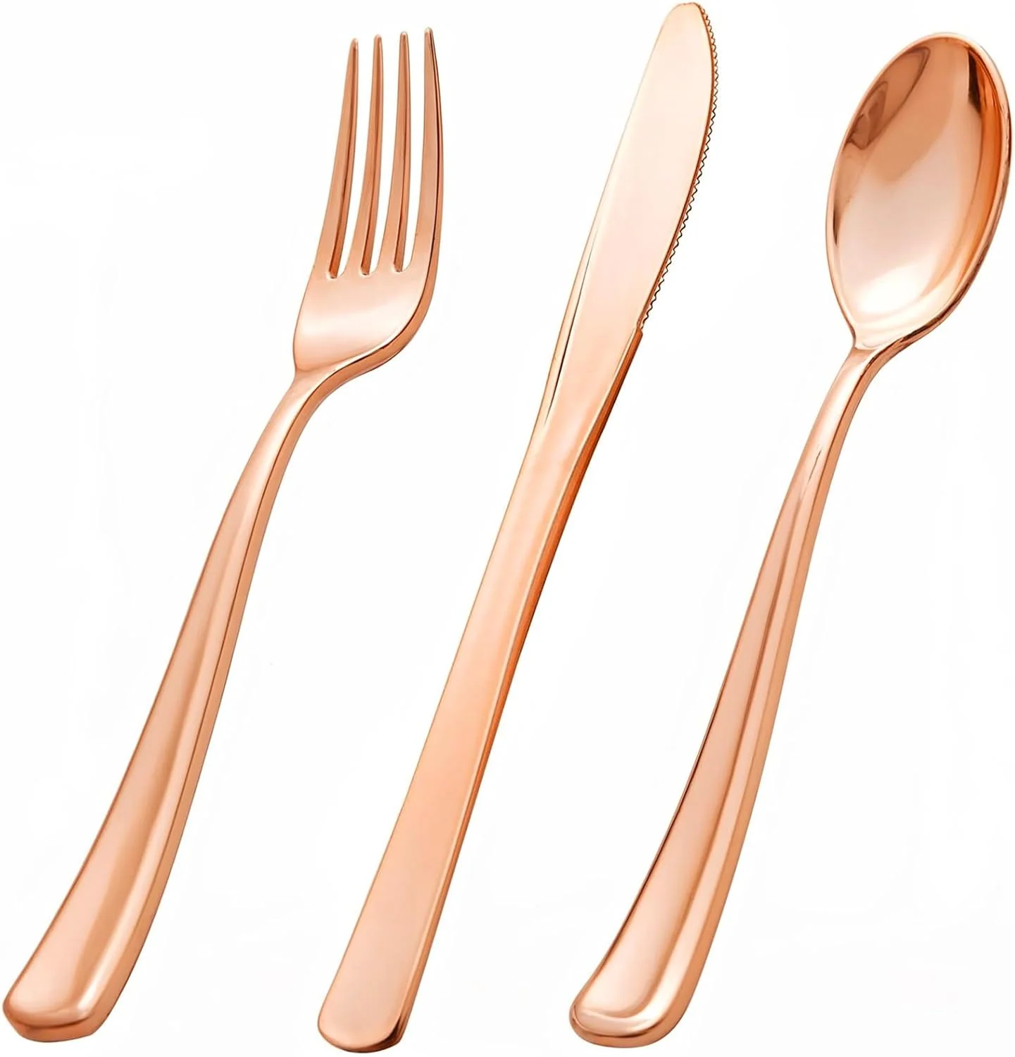 Heavyweight Plastic Silverware Set (600 Pieces)