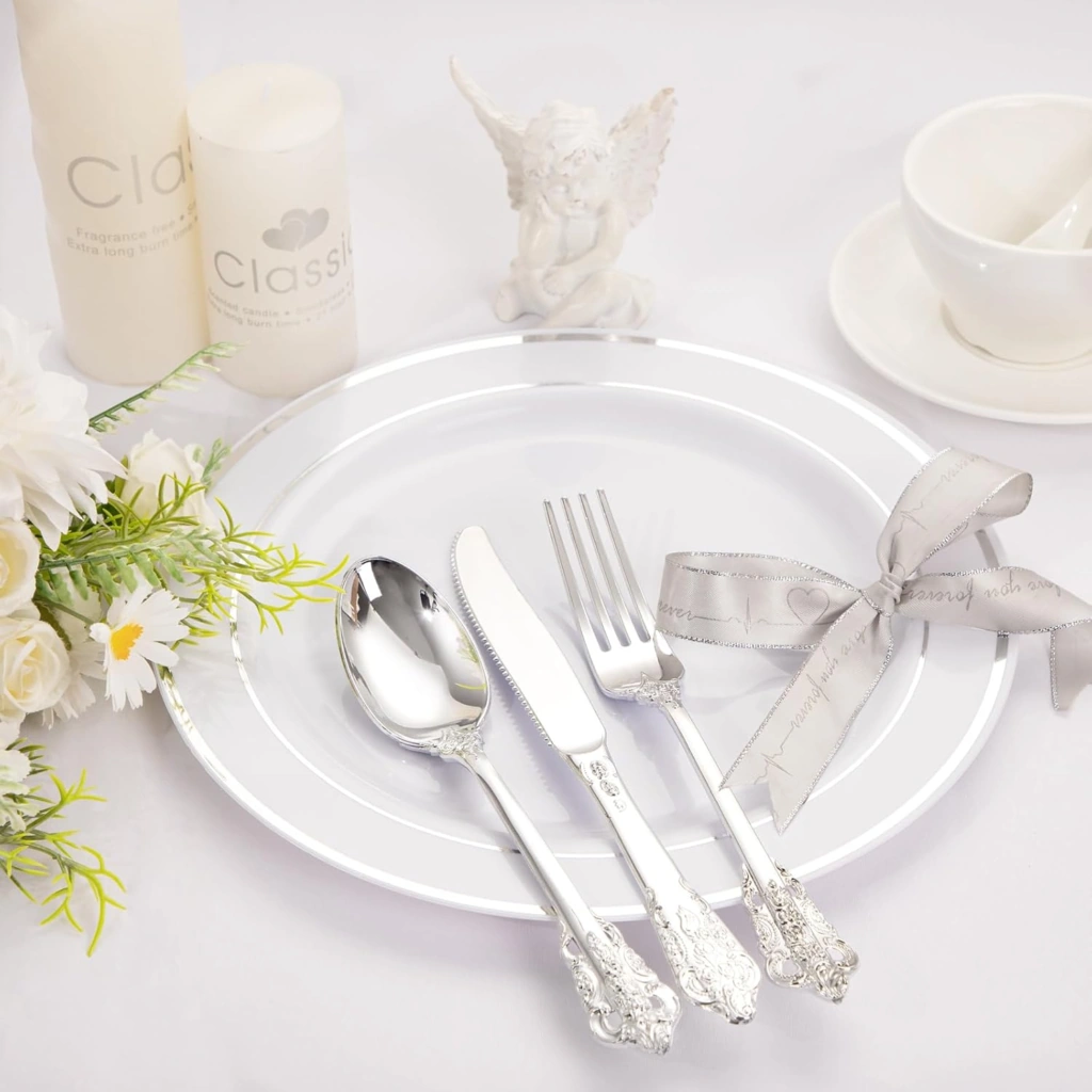 Heavy Duty Plastic Silverware Set