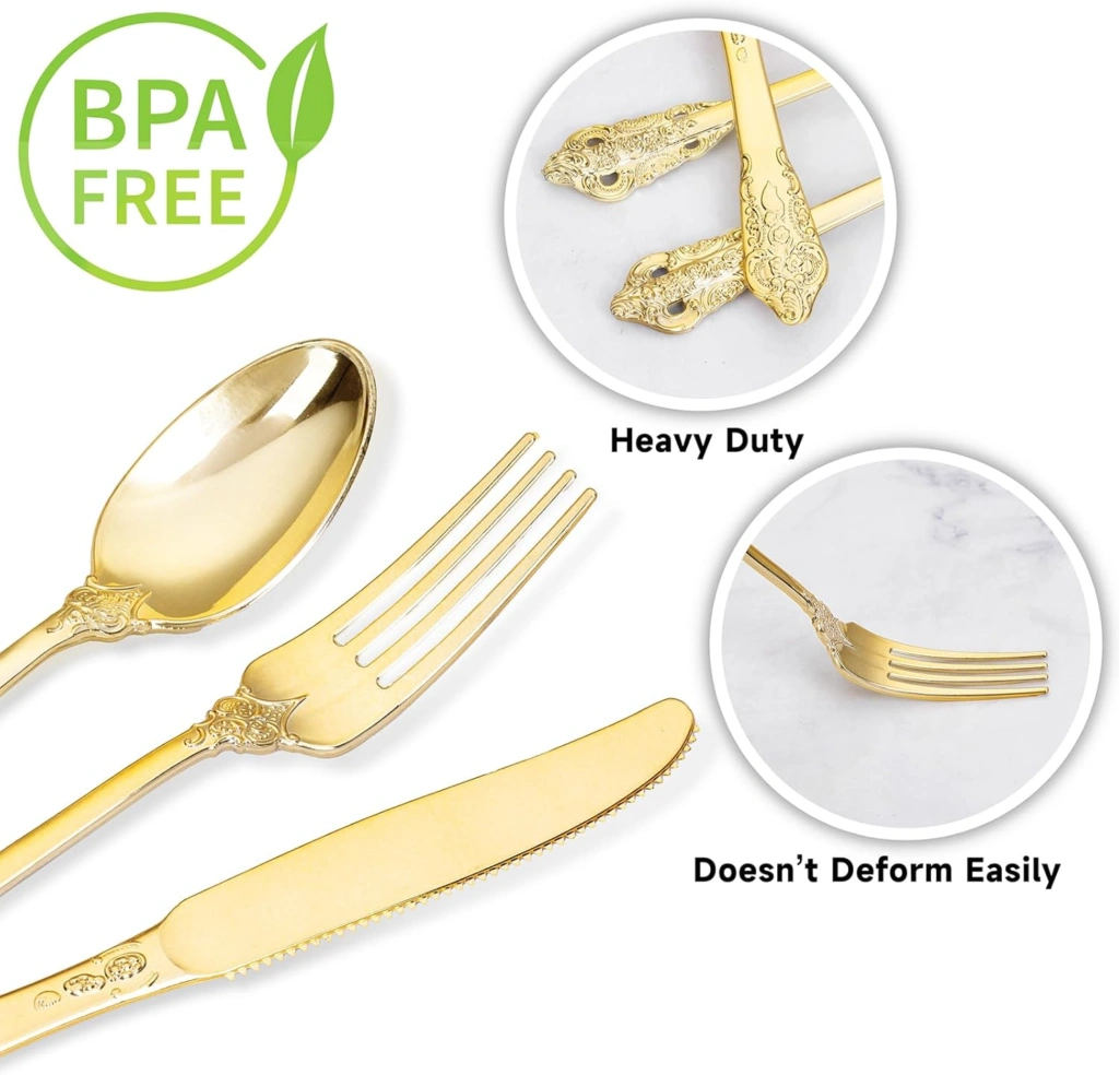 Heavy Duty Plastic Silverware Set
