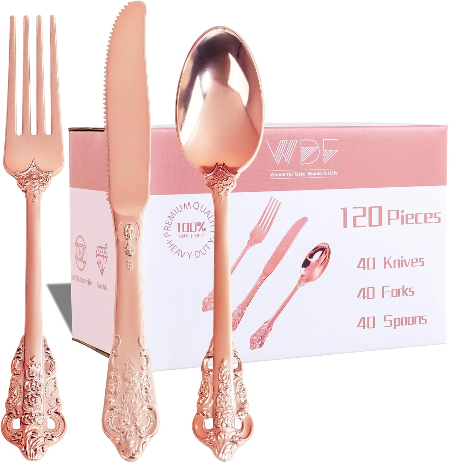 Heavy Duty Plastic Silverware Set