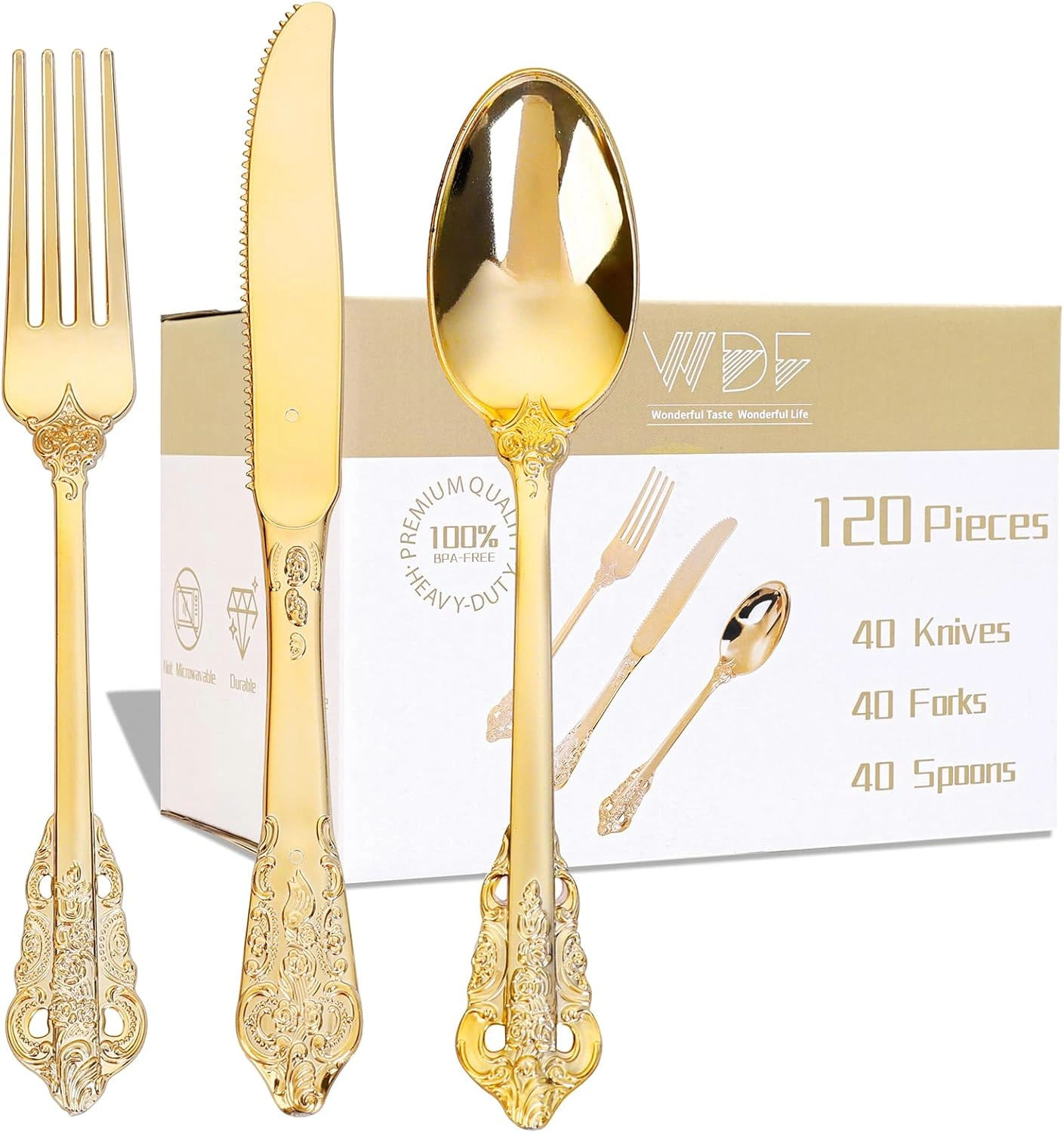 Heavy Duty Plastic Silverware Set