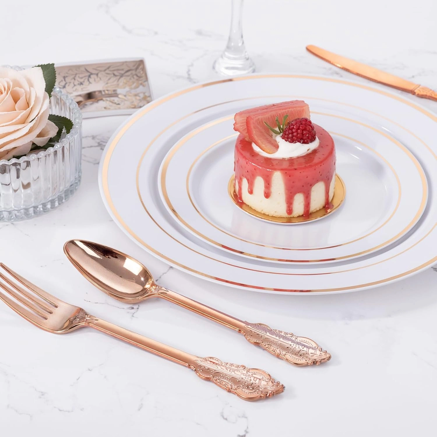 Heavyweight Plastic Silverware Set (600 Pieces)