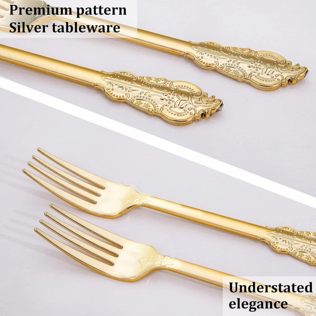 Heavy Duty Plastic Silverware Set